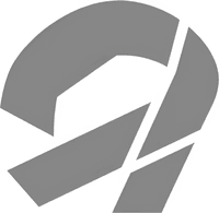 Минималистичный абстрактный логотип компании по проектированию вилл в серых тонах на белом фоне